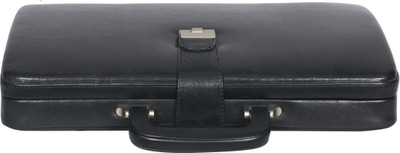 

OBANI Genuine Leather Briefcase Medium Briefcase - For Men & Women(Black)