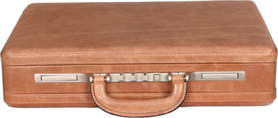 

OBANI Genuine Leather Briefcase Medium Briefcase - For Men & Women(Tan)