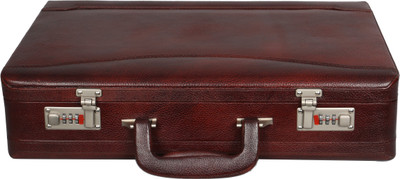 

OBANI Genuine Leather Briefcase Medium Briefcase - For Men & Women(Brown)