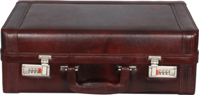

OBANI Genuine Leather Briefcase Medium Briefcase - For Men & Women(Brown)