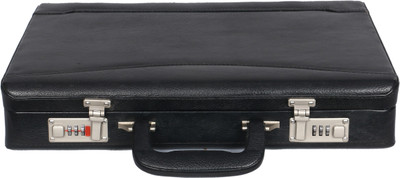 

OBANI Genuine Leather Briefcase Medium Briefcase - For Men & Women(Black)