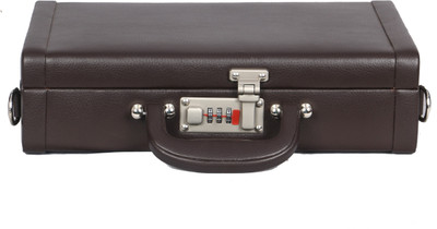 

OBANI Faux leather briefcase Small Briefcase - For Men & Women(Brown)