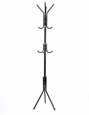 ELEGANTSHOPPING Brand New High Quality Wrought Iron Coat Rack Hanger Creative Fashion Bedroom for Hanging Clothes Shelves, Standing Coat Rack - Carbon Steel Floor Cloth Dryer Stand(Black) available at flipkart for Rs.1875