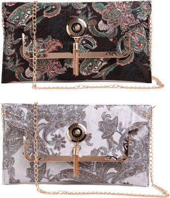

Fiona Trends Casual Multicolor Clutch