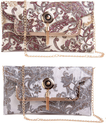 

Fiona Trends Casual Multicolor Clutch