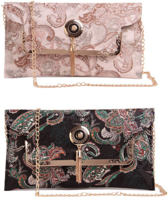 

Fiona Trends Casual Multicolor Clutch