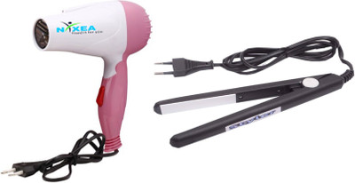 

Nixea Velvet Dryer AND MINI SalonHair Straightener(Set of 2)
