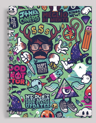 

ASPRINT A5 Note Book(Handcrafted, Multicolor)