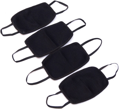 

Healthllave Pollution Mask | Dust Mask | Safety Mask | Adjustable Strap | Allergy | Cycling | Running | Hiking | Construction (Pack of 4) Elevation Training Mask(Medium)