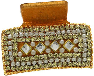 

Anuradha Art Jewellery Clutcher Hair Claw(Yellow)