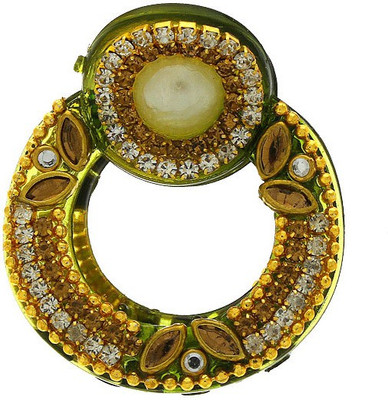 

Anuradha Art Jewellery Clutcher Hair Claw(Green)