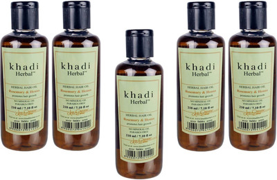 

Khadi Herbal Rosemary & Henna Hair Oil (No Mineral oil & Paraben Free) Hair Oil(1050 ml)