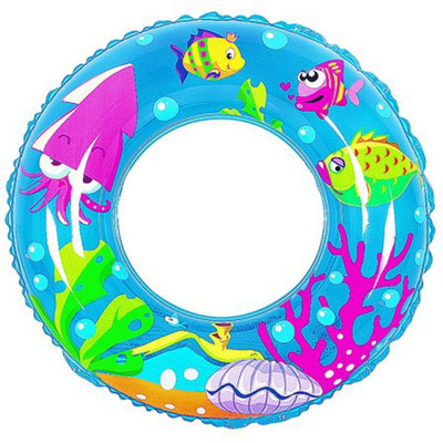 

GLS Inflatable 24 Inch Swimming Safety Tube Inflatable Pool Accessory(Multicolor)