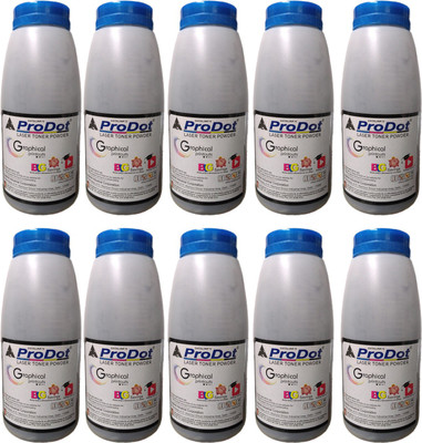 

ProDot Laser Printer (75grm) Pack of 10 Single Color Ink Toner(Black)