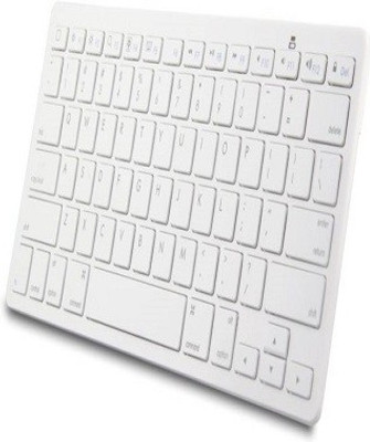 

techdeal ULTRA SLIM WIRELESS Bluetooth Multi-device Keyboard(White)