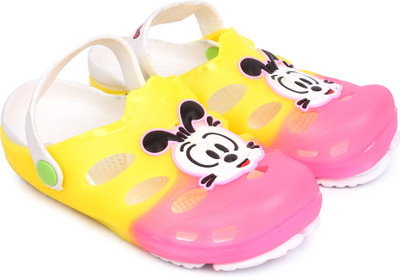 

Feet Essentials Boys & Girls Slip on Clogs(Yellow