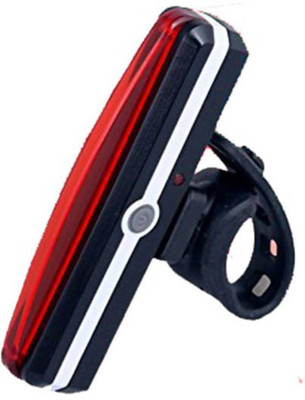 

Lista Bicycle USB Rechargeable Tail Light Bike Cycling Rear Lamp Taillight COB LED Rain Water LED Front Rear Light Combo(Black), Red;white