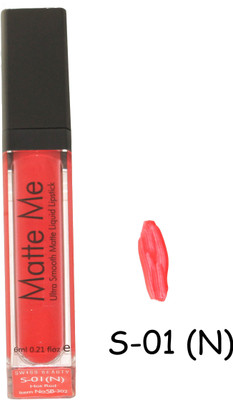 

Dharam Enterprises Matte Me Ultra Smooth Lip Cream-S01(N)(Hot Red, 6 ml)