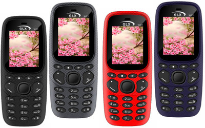 

GLX W22 Pack of Four Mobiles(Grey, Black, Blue, Red)