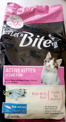 

drools Lets Bite Active Kitten Ocean Fish 1.44 Fish 1.44 kg Dry Cat Food