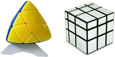 

YAMAMA Combo Offer of Shengshow Silver Mirror Cube and Shengshow Pyramid (Megamorphinx)(2 Pieces)