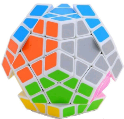 

YAMAMA Magic Puzzle Cube Brain Teaser Megaminx Cube With White-base(1 Pieces)