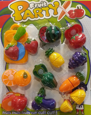 

Shop & Shoppee Realistic Sliceable Fruits & Vegetables Cutting Kitchen Play Toyset (Set Of 24 Pcs)