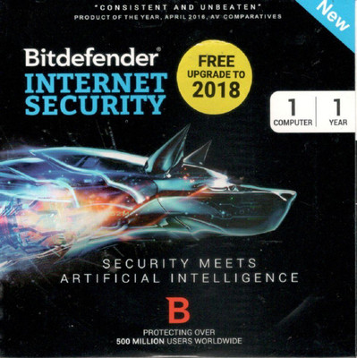 

BitDefender Internet Security 1 User 1 Year(CD/DVD)