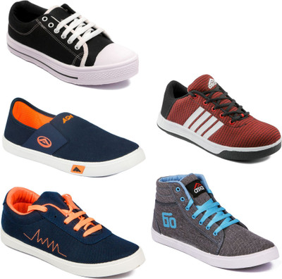 

Asian Men Casual & Running Shoes Combo Pack of 5 Casuals For Men(Multicolor