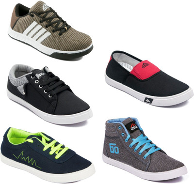 

Asian Men Casual & Running Shoes Combo Pack of 5 Casuals For Men(Multicolor