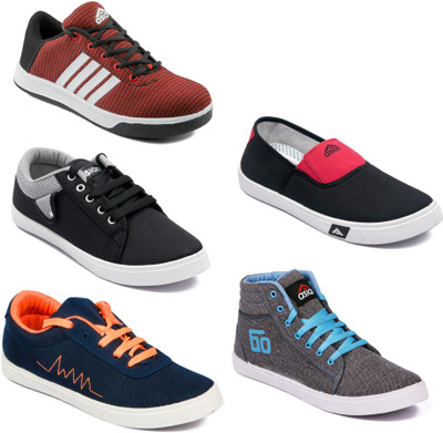 

Asian Men Casual & Running Shoes Combo Pack of 5 Casuals For Men(Multicolor