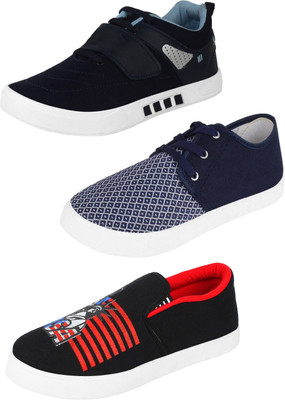 

SHOEFLY Multicolor Combo-(3)-654-694-759 Casuals For Men(Multicolor