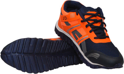 

JD SHOES JDSPORT Walking Shoes For Men(Multicolor, Navy blue and orange