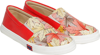 

Trendy Look 2018 Slip On Sneakers For Women(Red
