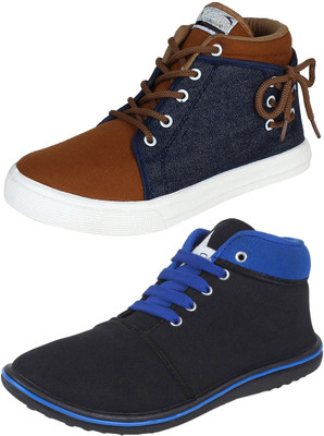 

Camfoot Multicolor Combo-(2)-678-698 Canvas Shoes For Men(Multicolor