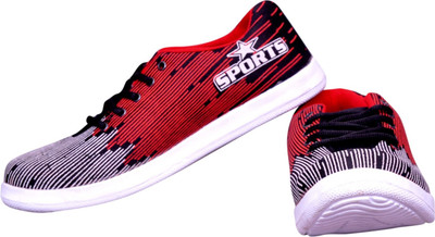 

Begone Reddy Red Sneakers For Men(Red, White