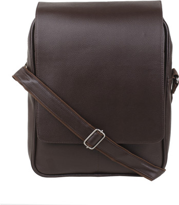 

exit9 Men & Women Formal Brown PU Sling Bag