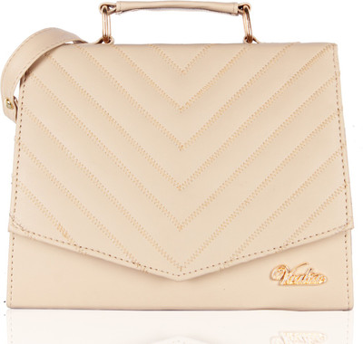 

Voaka Women Casual Beige Leatherette Sling Bag
