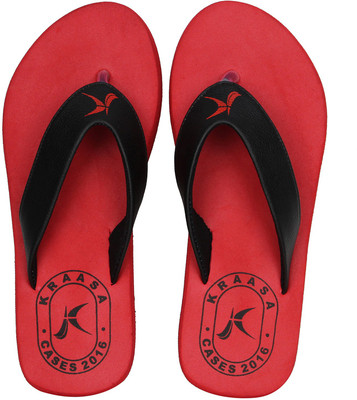 

Kraasa Style with Comfort Flip Flops, Red