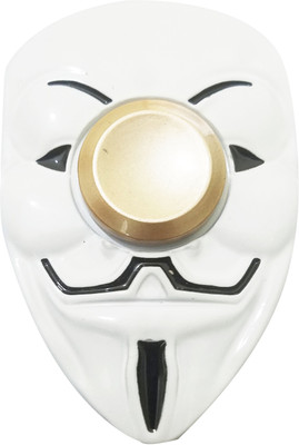 

Smart Fidget Marvel Justice League Logo Full Metal Face Mask Style Hand Wind Spinner Stress Reducer Anti Anxiety for Children / Adults - Smart Buy (Anonymous V for Vendetta)(White)