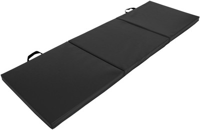

QUINERGYS ™ Smart Black - Greatmats Gym Folding Mat Exercise Cheerleading Tumbling Black 18 mm Yoga Mat