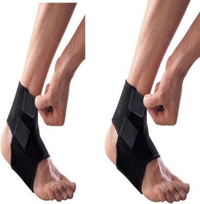 

CSU Ankle Support - For Both Legs Ankle Support (Free Size, Black)
