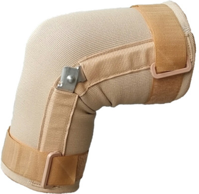 

Maitree Premium Metal Hinged Knee Support (L, Beige)