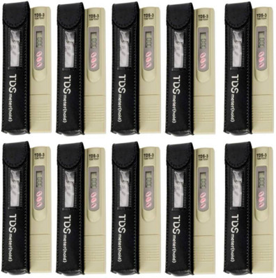 

Aameria Digital TDS-3 Meter 10 Pcs Tds Meter TDS-3/Temp/Hold PPM Testing Machine Water Filter Purity Tester Portable Pen Digital Digital TDS Meter