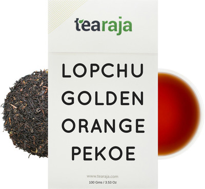 

Tearaja Lopchu Golden Orange Pekoe Darjeeling Black Tea Unflavoured Black Tea Vacuum Pack(100 g)