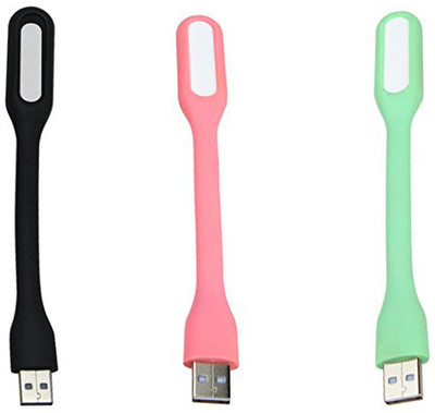 

VibeX 3 PCS Mini USB LED Light Lamp, X-Vista Flexible LEDL-Type-050 Led Light(Multicolor)