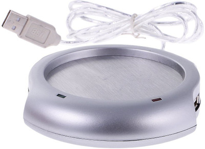 

RHONNIUM ™ Tea Coffee Cup USB Warmer Heater Pad with 4-port USB Hub ™ Tea Coffee Cup USB Warmer Heater Pad with 4-port USB Hub Cup Warmer, USB Hub(Onyx Silver)