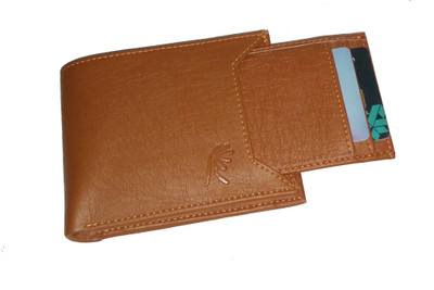 

E MALL Men Tan Artificial Leather Wallet(7 Card Slots)