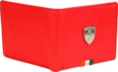 

BRISTON Men Red Genuine Leather Wallet(5 Card Slots)