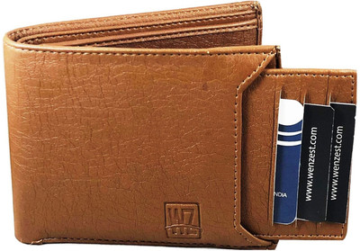 

Wenzest Men Tan Artificial Leather Wallet(5 Card Slots)